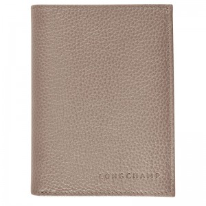 Beige Longchamp Le Foulonné Men Wallet | Indonesia-924KLBPHV