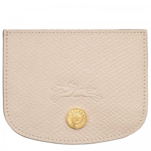 Beige Longchamp Épure Women Card Holder | Indonesia-263LMJNVU