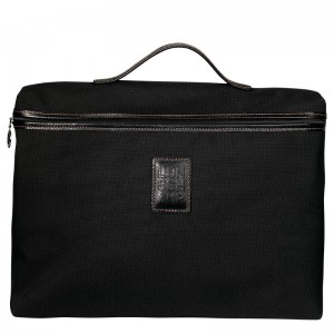 Black Longchamp Boxford S Men Briefcase | Indonesia-683SMYHNG
