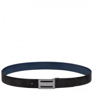 Black / Navy Longchamp Delta Box Men Belt | Indonesia-759JWTGLR
