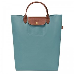 Blue / Brown Longchamp Le Pliage Original M Men Tote Bag | Indonesia-610PUFLTG