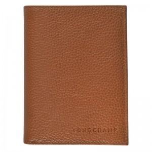 Brown Longchamp Le Foulonné Men Wallet | Indonesia-743EVZQTC