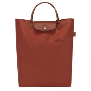 Brown Longchamp Le Pliage Green M Men Tote Bag | Indonesia-920QMLXNH