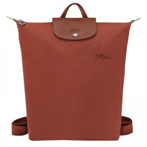 Brown Longchamp Le Pliage Green M Women Backpack | Indonesia-836CFOZPI