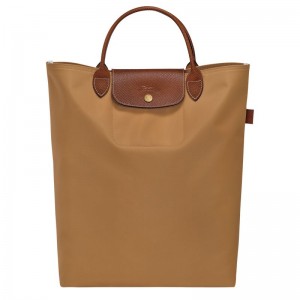 Brown Longchamp Le Pliage Original M Men Tote Bag | Indonesia-632IVBFZQ
