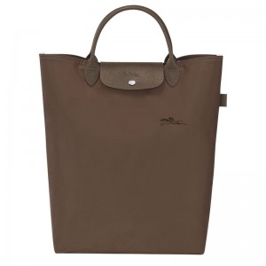 Dark Brown Longchamp Le Pliage Green M Men Tote Bag | Indonesia-247NUFABT