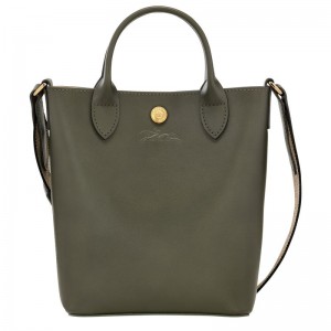 Khaki Longchamp Épure Xs Women Tote Bag | Indonesia-268XAEDUR