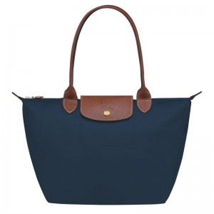 Navy Longchamp Le Pliage Original M Women Tote Bag | Indonesia-590IRNYLE