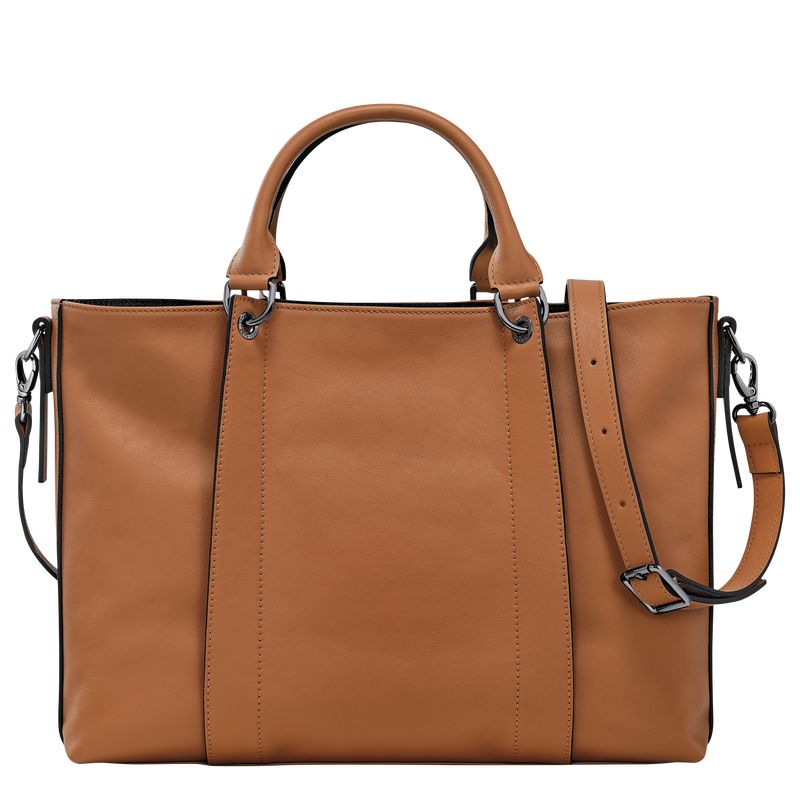 Beige Longchamp 3D L Women Handbag | Indonesia-479LBUIHC