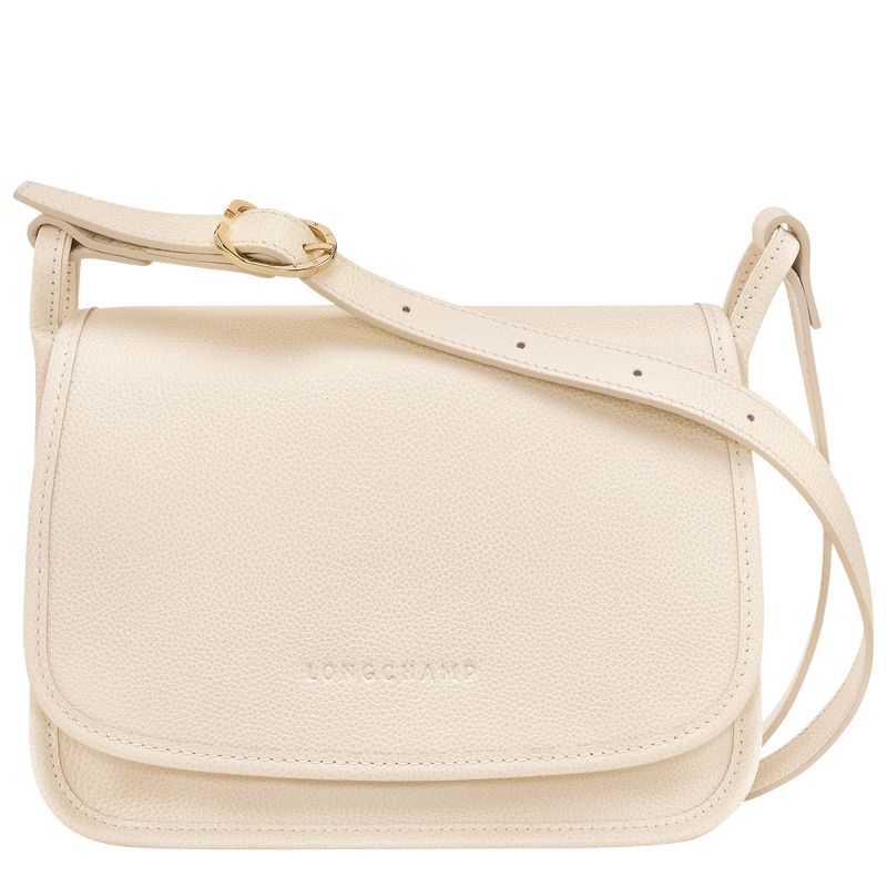 Beige Longchamp Le Foulonné M Women Crossbody Bag | Indonesia-019TYMEPW