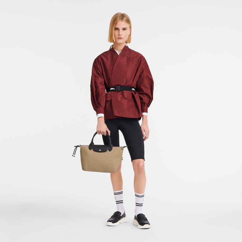 Beige Longchamp Le Pliage Energy S Women Handbag | Indonesia-206FOMLGD