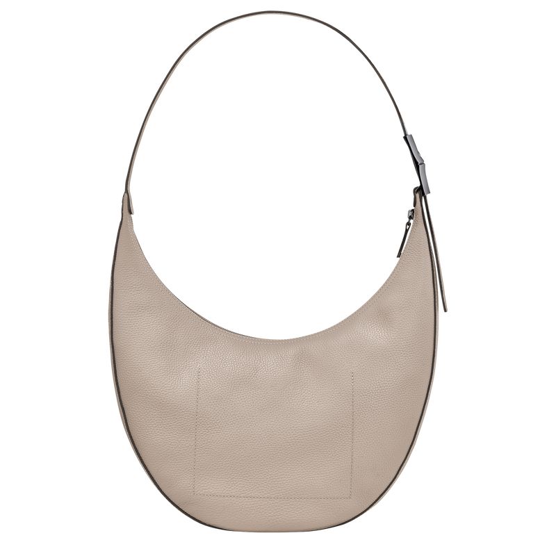 Beige Longchamp Le Roseau Essential L Women Crossbody Bag | Indonesia-598YFEAVB