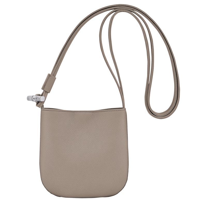 Beige Longchamp Le Roseau S Women Crossbody Bag | Indonesia-712DBRFSK
