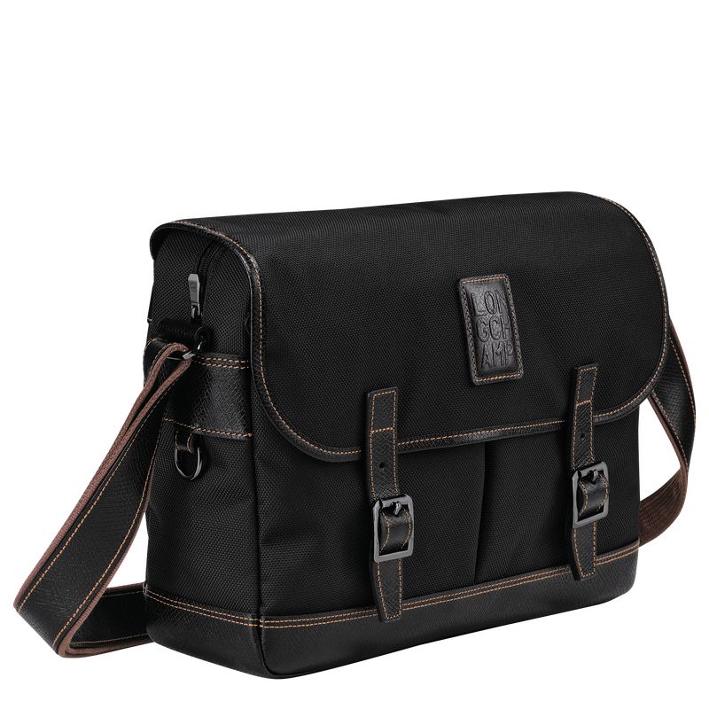 Black Longchamp Boxford L Men Crossbody Bag | Indonesia-410RIUVMJ