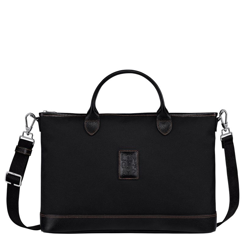 Black Longchamp Boxford S Men Briefcase | Indonesia-351FNLIAS