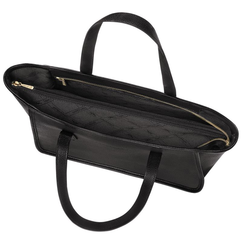 Black Longchamp Le Foulonné L Women Tote Bag | Indonesia-513OUDRBX