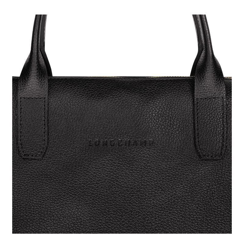 Black Longchamp Le Foulonné S Men Briefcase | Indonesia-462ERQLJK