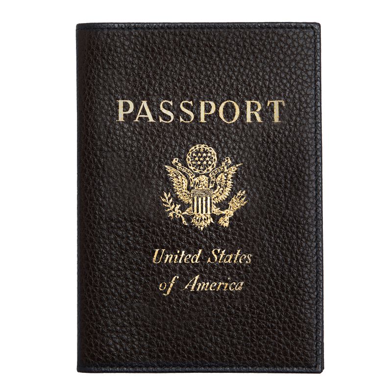 Black Longchamp Le Foulonné Women Passport Holder | Indonesia-134AGCSDJ
