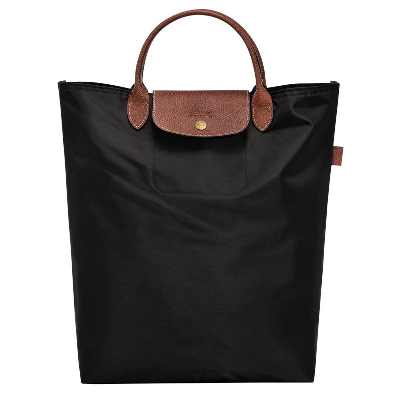 Black Longchamp Le Pliage Original M Men Tote Bag | Indonesia-720DQMPRV