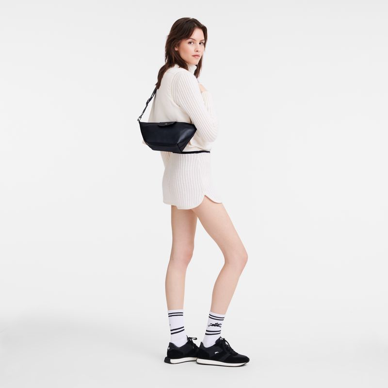 Black Longchamp Le Pliage Xtra Xs Women Crossbody Bag | Indonesia-418NPDJIA