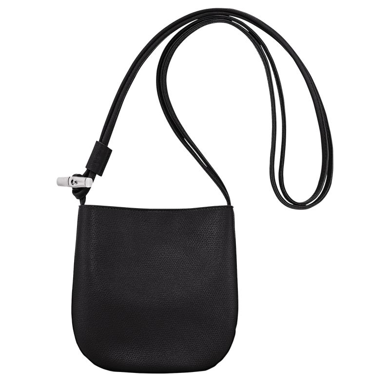 Black Longchamp Le Roseau S Women Crossbody Bag | Indonesia-603XRNLMW
