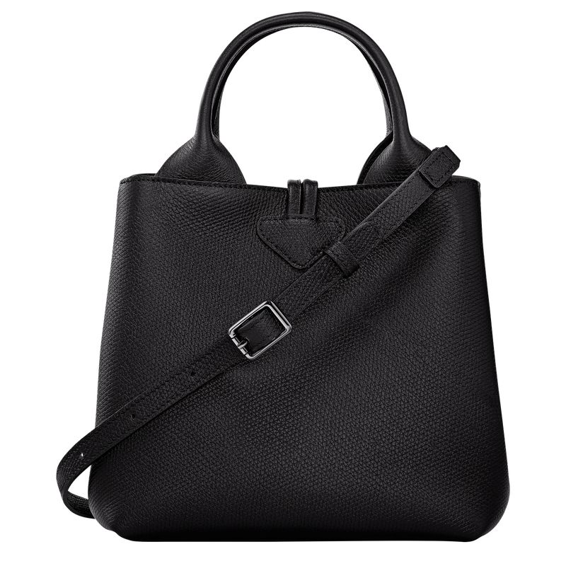 Black Longchamp Le Roseau S Women Handbag | Indonesia-756SDUXEN
