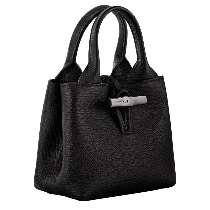 Black Longchamp Le Roseau Xs Women Handbag | Indonesia-703UOSNAE