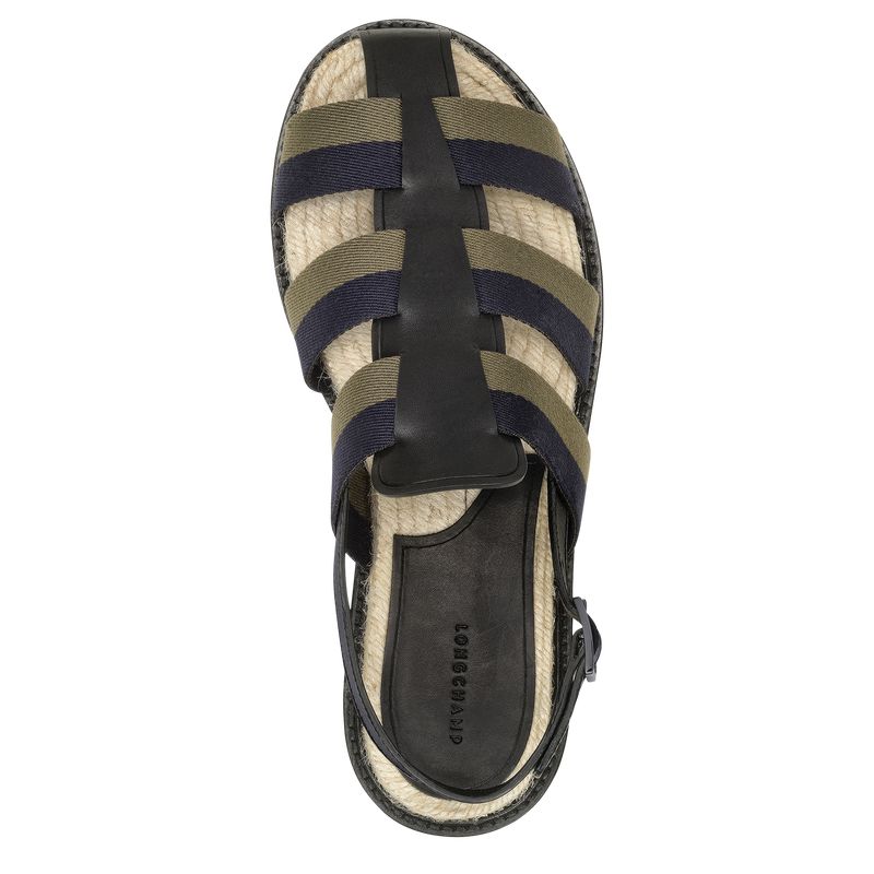 Black Longchamp Shadow Women Sandals | Indonesia-105WYAVNC