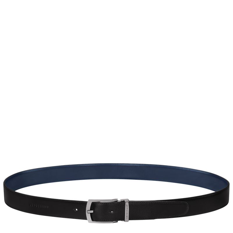 Black / Navy Longchamp Delta Box Men Belt | Indonesia-907GBNOZT