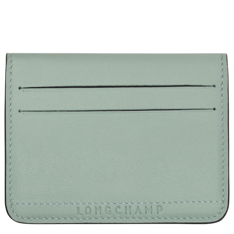 Blue Green Longchamp Le Pliage Xtra Women Card Holder | Indonesia-762UIFXKQ