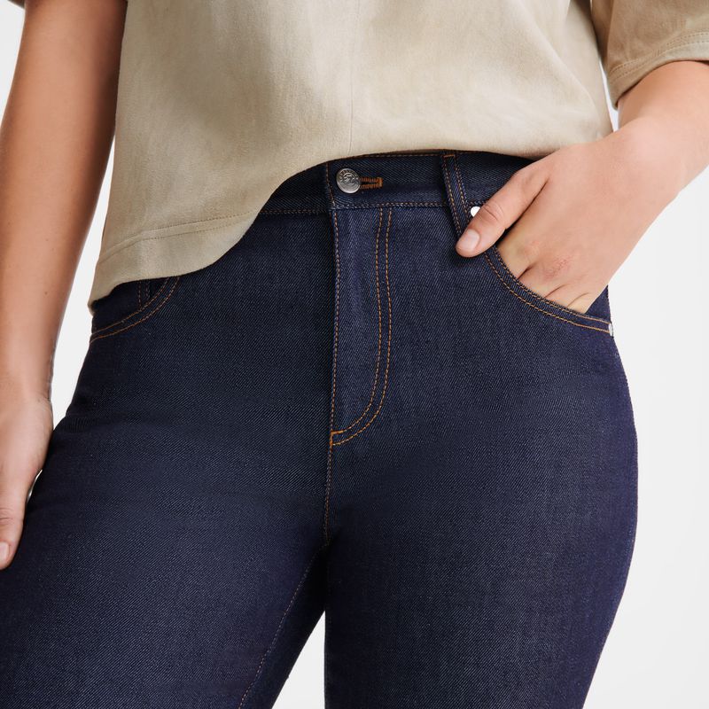 Blue Longchamp Denim Women Jeans | Indonesia-160CHDZRT