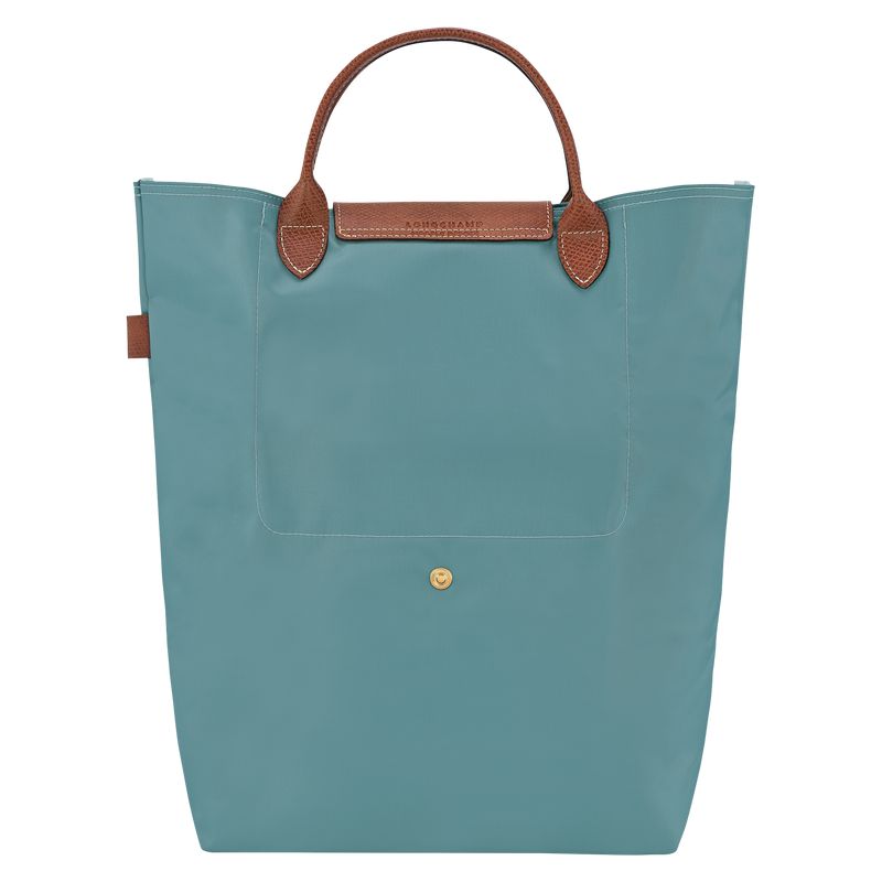 Blue / Brown Longchamp Le Pliage Original M Men Tote Bag | Indonesia-610PUFLTG
