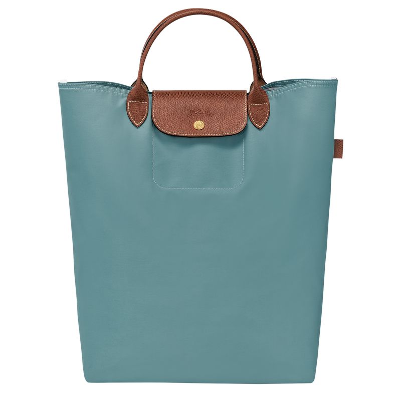 Blue / Brown Longchamp Le Pliage Original M Men Tote Bag | Indonesia-610PUFLTG