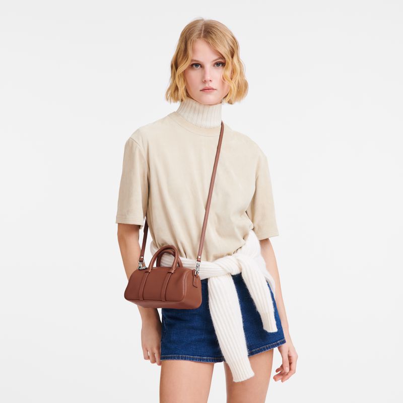 Brown Longchamp Daylong S Women Handbag | Indonesia-931PWOCYL