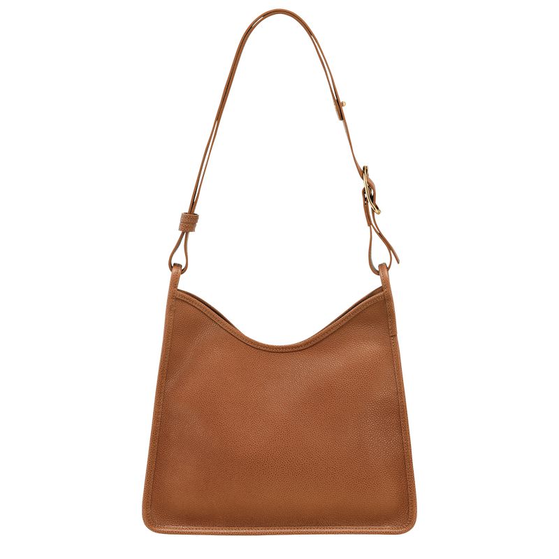 Brown Longchamp Le Foulonné M Women Hobo Bag | Indonesia-763BMCNHX