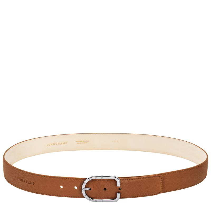 Brown Longchamp Le Foulonné Men Belt | Indonesia-294NSAYHP
