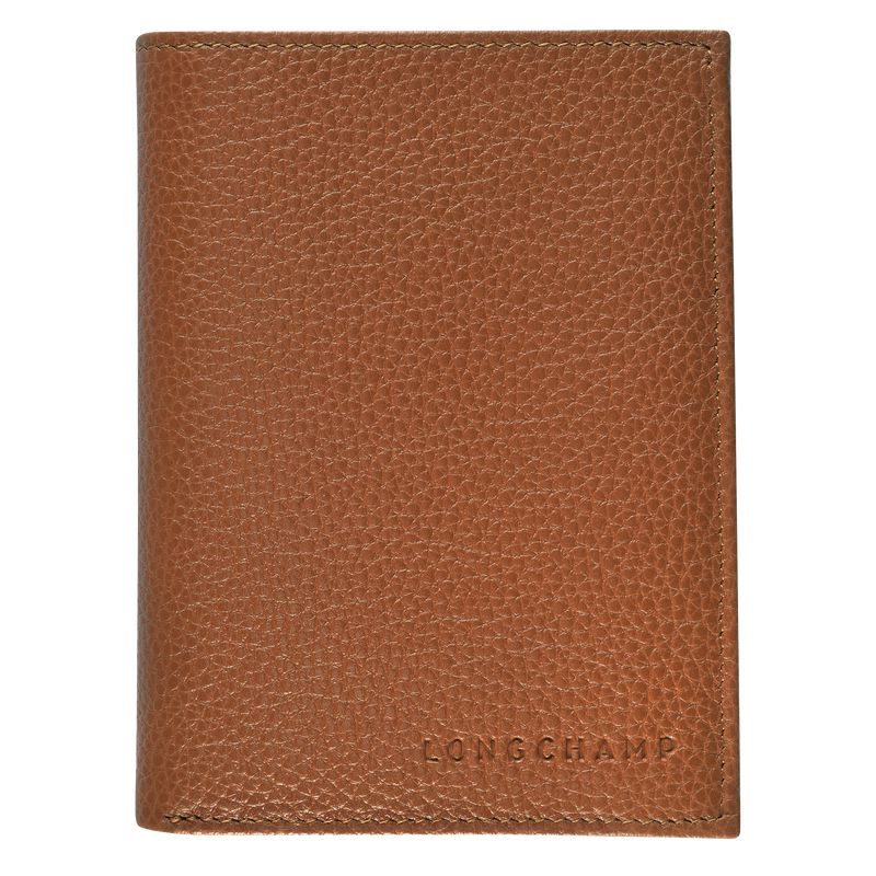 Brown Longchamp Le Foulonné Men Wallet | Indonesia-743EVZQTC