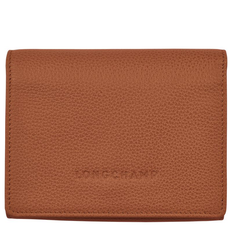 Brown Longchamp Le Foulonné Men Wallet | Indonesia-417JXZCTH