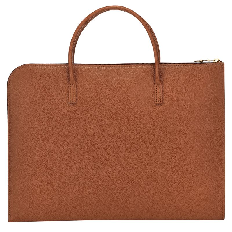 Brown Longchamp Le Foulonné S Women Briefcase | Indonesia-015VTPFCH