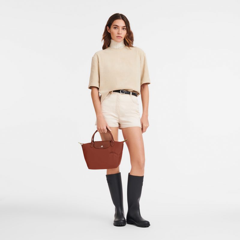 Brown Longchamp Le Pliage Green S Women Handbag | Indonesia-315NDZOUQ