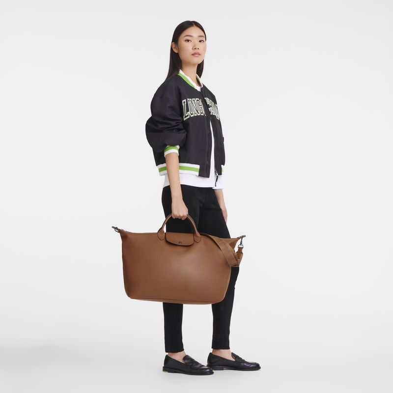 Brown Longchamp Le Pliage Xtra L Women Travel Bag | Indonesia-215JHDLTG