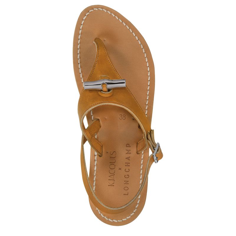 Brown Longchamp X K.Jacques Women Sandals | Indonesia-425URIWDJ