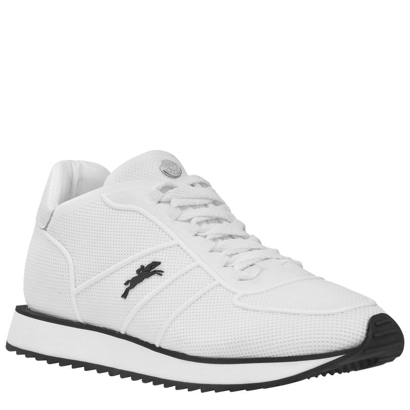 Cream Longchamp Le Pliage Collection Women Sneakers | Indonesia-651SXMVAE