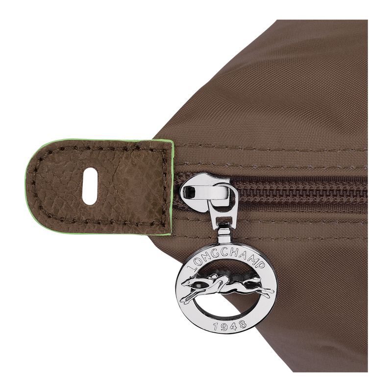 Dark Brown Longchamp Le Pliage Green L Women Travel Bag | Indonesia-607BGUALN