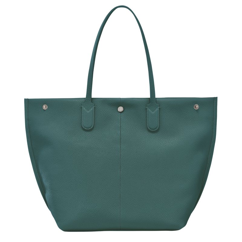 Dark Green Longchamp Essential L Men Tote Bag | Indonesia-086IMYQCS