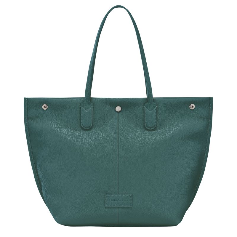 Dark Green Longchamp Essential L Men Tote Bag | Indonesia-086IMYQCS