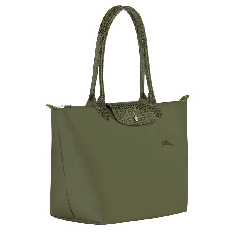 Dark Green Longchamp Le Pliage Green L Women Tote Bag | Indonesia-142CEASXD
