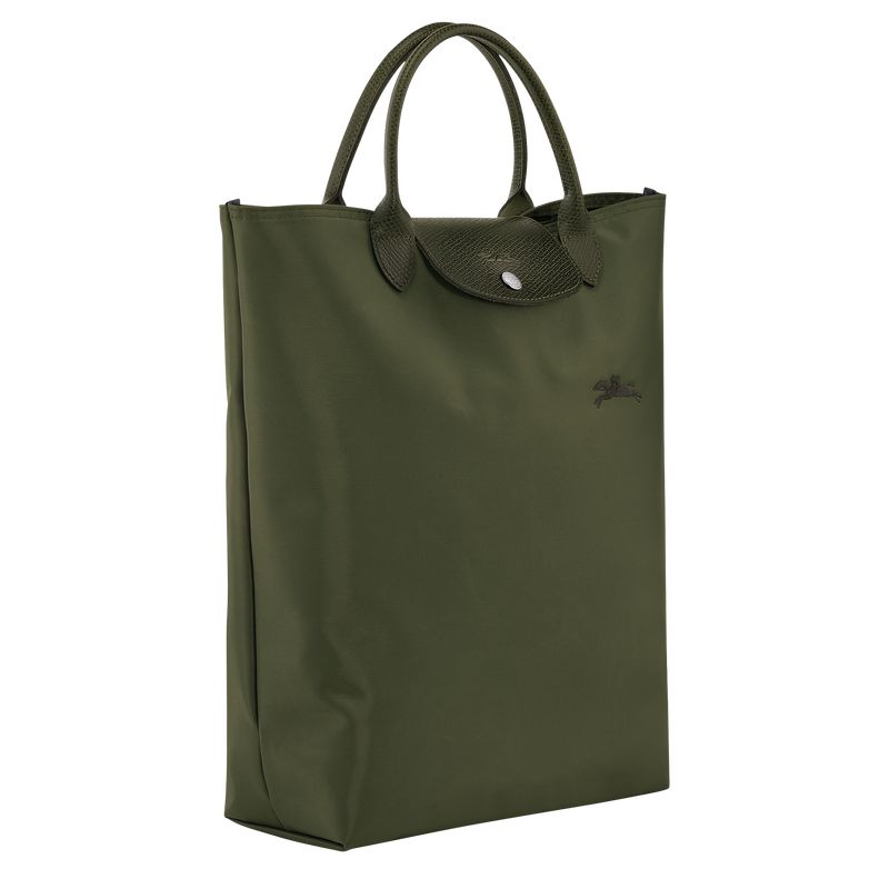 Dark Green Longchamp Le Pliage Green M Men Tote Bag | Indonesia-284EUJQAG