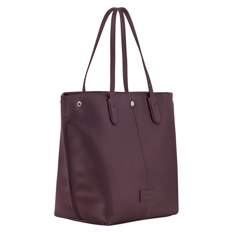 Dark Purple Longchamp Essential L Men Tote Bag | Indonesia-068AWZRXG
