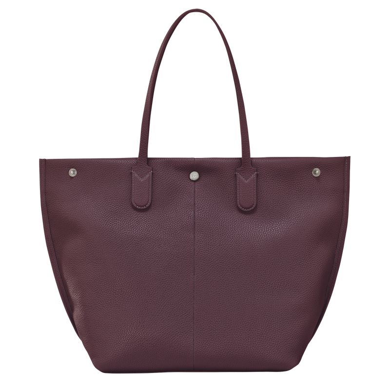 Dark Purple Longchamp Essential L Men Tote Bag | Indonesia-068AWZRXG